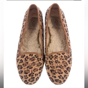 Ugg Carey Girl Leopard Flats